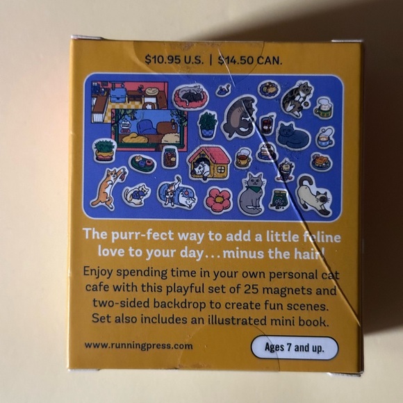 Cat Cafe Magnet Set - Multicolor - Picture 3 of 7